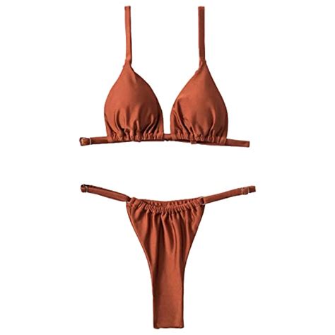 damen string am strand|String Bikini